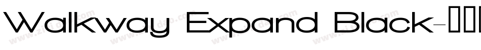 Walkway Expand Black字体转换